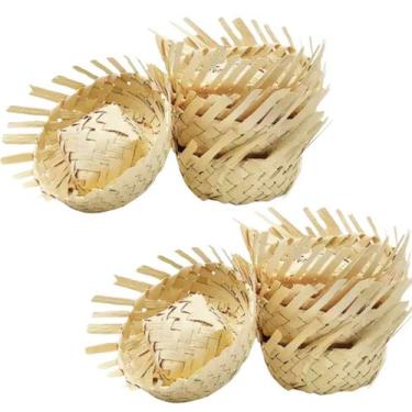 Imagem de Kit 10 Mini Chapeu Palha Festa Junina Arraiá Decoração Doces - Crgfest