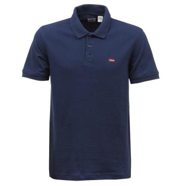 Imagem de Camiseta Masculina Levi`s Gola Polo Azul Marinho 33200