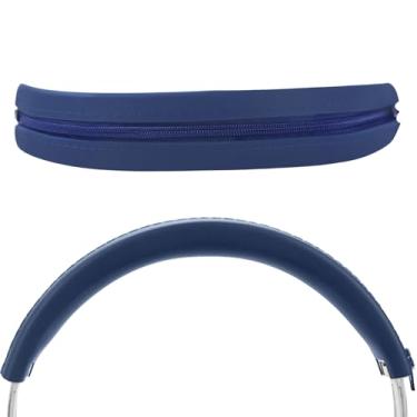 Imagem de Adhiper Capa De Silicone Para Faixa Cabeça Antissuor Beats Studio Pro E 3 Fones Ouvido, Acessórios Ouvido Pro, Lavável À Prova Suor - Azul
