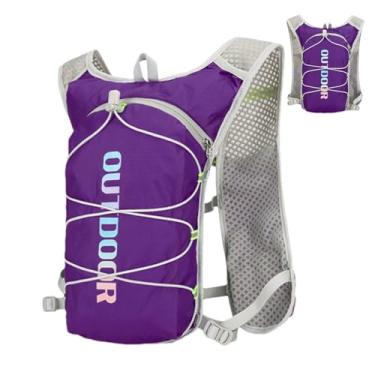 Imagem de Mochila De Hidratação Para Corrida - Colete Hidratante Para Fitness,Mochila Multifuncional Leve Para Viagem, Treino, Ciclismo, Acampamento e Atividades Físicas