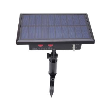 Imagem de sistemas de Irrigação por Gotejamento Solar, Kit Automático de Irrigação por Gotejamento Com Estaca Inserida, sistemas de Rega de Plantas Solares Com Modos de 6 Timer 400 Ml/min