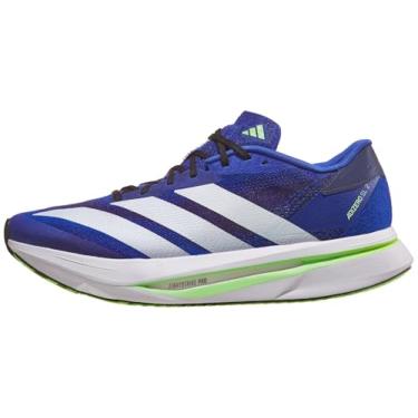 Imagem de adidas Tênis masculino Lucblu/Ftwwht/Limbur Adizero SL2 M Lucid blueFtwr Branco/Lime Burst 42 EUA, Azul lúcido/branco/Lime Burst, 13 Wide