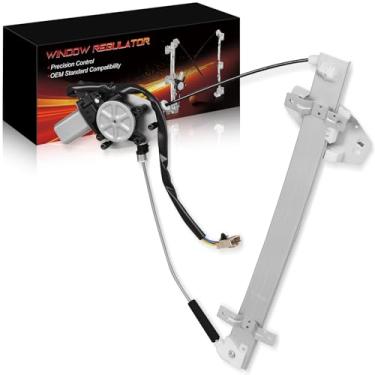 Imagem de AOTPAT Regulador de vidro elétrico dianteiro esquerdo com motor para: -Honda Civic Dx 2001-2003, Civic Ex Hx Lx 2001-2005, Civic Ex/Lx Special Edition 2005, conector de substituição de 4 pinos