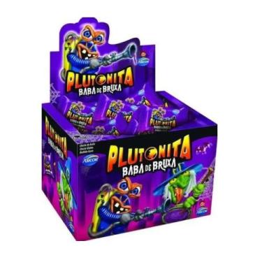 Imagem de Chiclete Plutonita Baba De Bruxa Halloween Arcor 180g - Acor