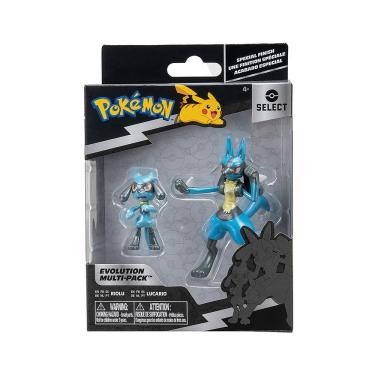 Imagem de Pokemon Multipack De Evolução Com 2 Boneco Riolu E Lucario