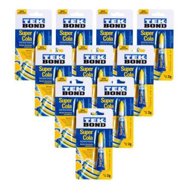 Imagem de Kit 10 Super Cola Tekbond 2g