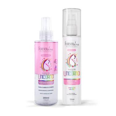 Imagem de Kit Protetor Térmico E Body Splash Magia De Unicórnio Forever Liss