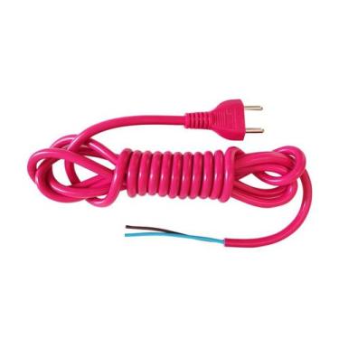 Imagem de Cabo Fio Secador Cabelo 2x1,0x3mt 10A Taiff Rosa