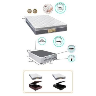 Imagem de Conj. Colchão Sankonfort Sleep Fresh  Medida Especial Viúva 120x203x30