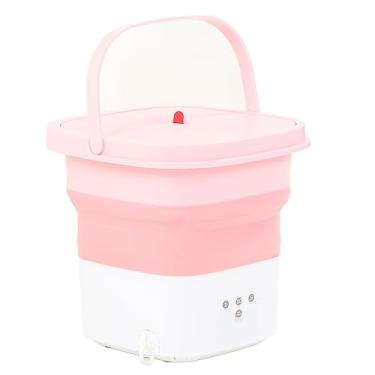 Imagem de Acouto Máquina de Lavar Dobrável Portátil Com Desidratador Integrado, Arruela de Baixa Capacidade de Baixa Capacidade para Casa e Viagens (Plugue nos EUA)