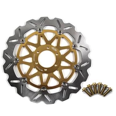 Imagem de Arashi Rotor de disco de freio dianteiro com parafusos de montagem para Yamaha TDR125 89-01, TZR125 89-92, FZX250 ZEAL, TZR250 89-92, SRX400 91, SZR660 95-01, acessórios de substituição de motocicleta