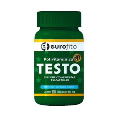 Imagem de 2un Suplemento PoliVitaminico Testo Power - 60 CPS - EUROFITO, Sem Sab