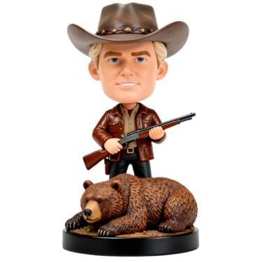 Imagem de Bobblehead de IA e robótica – presente exclusivo para fãs de técnicos, engenheiros e inovação – Acessório de mesa de destaque para o dia do chefe, aniversários e eventos tecnológicos personalizados