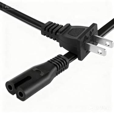 Imagem de Dafalip Cabo De Alimentação Para Tv Lg Smart 4K 24" 28" 32" 40" 43" 48" 49" 50" 55" 60" 65" 75" 80" 85" Ca 2 Pinos 43Lh570A 55Uh6090 55Lh575A 55Uh6030 32Lh500B