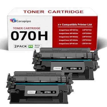 Imagem de Cartuchos de toner 070H / 070 de alto rendimento compatíveis com Canon 070H 070 CRG-070H cartuchos de toner funcionam para impressora Canon ImageClass MF465dw MF462dw LBP247dw LBP246dw (cartucho 070H