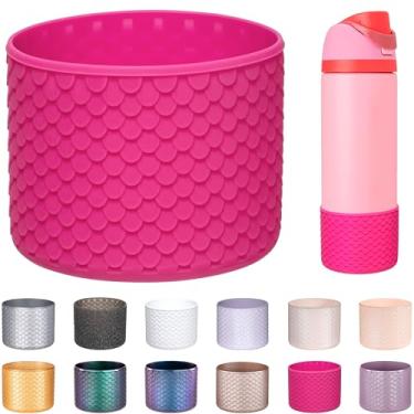 Imagem de Soledea Bota de silicone para garrafa de água Owala 680 g, capa protetora antiderrapante para garrafa de água Owala protege garrafas de água de aço inoxidável FreeSip ou Flip
