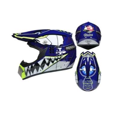 Imagem de Capacete De Motocross Certificado DOT Unissex Para Homens, Mulheres E 