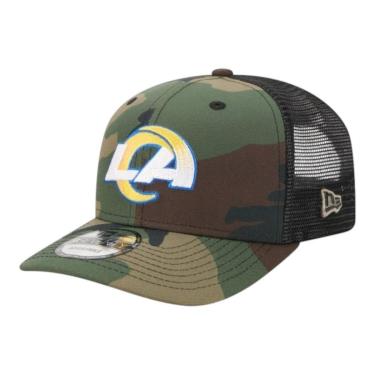 Imagem de Boné New Era 970 Los Angeles Rams Trucker Salute Service 25-Masculino