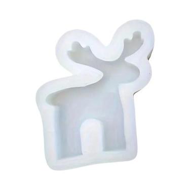 Imagem de Moldes De Silicone Para Velas De Rena De Natal Em 3 Tamanhos Para Vela