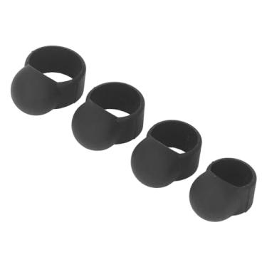 Imagem de SPYMINNPOO Conjunto de Manga de Dedo de Tambor de Língua Flexível de 4 Unidades para Produção de Som Puro, Capas de Dedo de Silicone para Reprodução Rítmica, Adequado para Entusiastas de Percussão