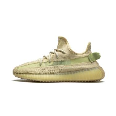 Imagem de adidas Tênis masculino Yeezy Boost 350 V2 sem cadarço, Linho/linho/linho, 35
