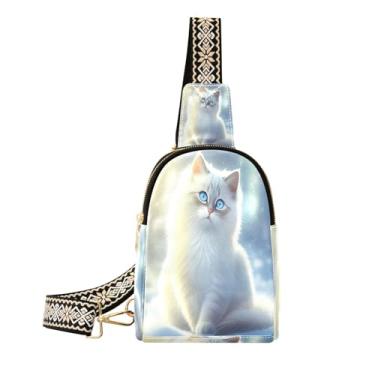 Imagem de CEBUGI Linda bolsa tiracolo feminina de couro, pochete para caminhadas, viagens ao ar livre