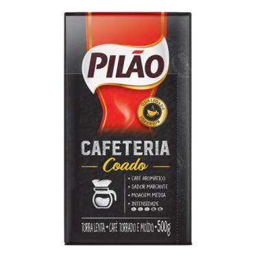 Imagem de Cafe Torrado e Moido Coado a Vacuo Pilao Cafeteria Pacote - Pilão