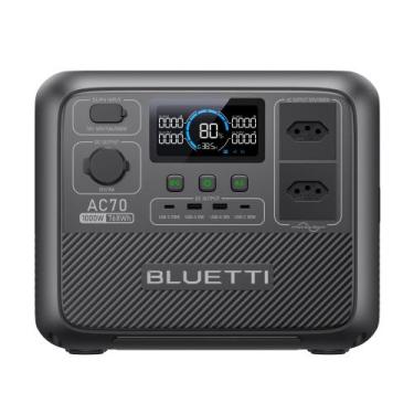 Imagem de BLUETTI AC70 Gerador Solar Portátil, 768Wh Bateria LiFePO4 com 2 Saída