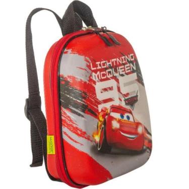 Imagem de Mochila Infantil Cars Mcqueen Vermelha P - Max Toy