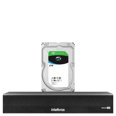 Imagem de DVR 16 Canais Intelbras MHDX 1016 Multi HD - IP, HDCVI, HDTVI, AHD e Analógica Com Hd 6 TB