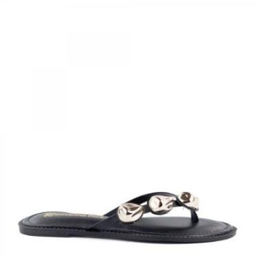 Imagem de Rasteirinha Dedo Pedras Casual Giovanna Dias Feminina-Feminino