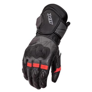 Imagem de Luva Moto X11 Racer 2 Couro Esportivo Motociclista Proteção-Unissex