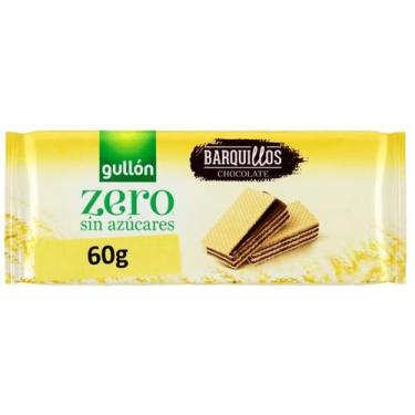 Imagem de Wafer Recheado com Chocolate Barquillos Gullon 60g