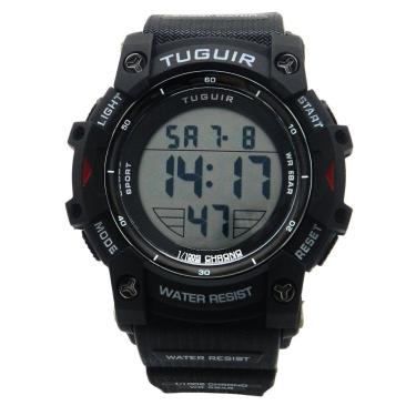 Imagem de Relógio Masculino Tuguir Digital TG30453 Preto-Masculino