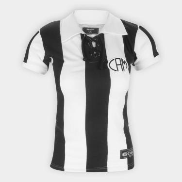 Imagem de Camisa Atlético Mineiro 1914 Retrô Mania Feminina-Feminino