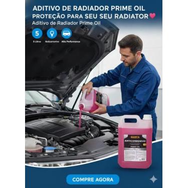 Imagem de Aditivo Fluido de Radiador Prime Rosa , Automotivo ,5 Litros