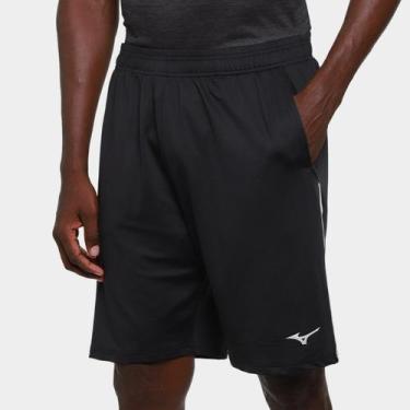 Imagem de Bermuda Mizuno Soul Fit Masculina, Preto, Cinza, M