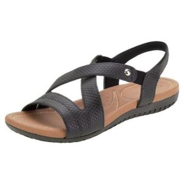 Imagem de Sandália Feminina Salto Baixo Usaflex - R1804-Feminino