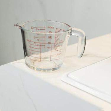 Imagem de Jarra Medidora Lyor de Vidro com Marcação em Vermelho 660ml - Wolff
