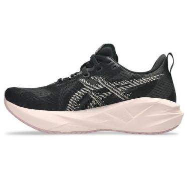Imagem de Tênis ASICS Novablast 5 - Feminino - Preto/Rosa, 34