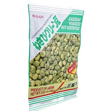 Imagem de Kasugai Roasted Hot Green Peas - Ervilhas Com Wasabi - Importado Japão