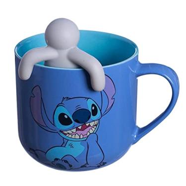 Imagem de CANECA 350ML C/ INFUSOR P/ CHA STITCH RELAX