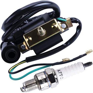 Imagem de CNCMOTOK Bobina de ignição universal para quadriciclos infantis chineses de 50cc a 125cc e motos de sujeira Go Karts Moped