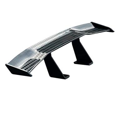 Imagem de idain Universal Asa de mini spoiler de carro modelo pequeno fibra de carbono Auto Rabo de carro decoração Spoiler Wing