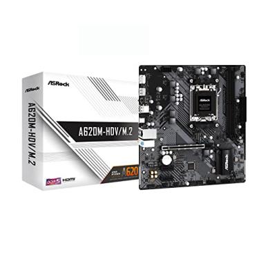 Imagem de Placa Mãe ASRock A620M-HDV/M.2, Chipset A620, AMD AM5, mATX, DDR5