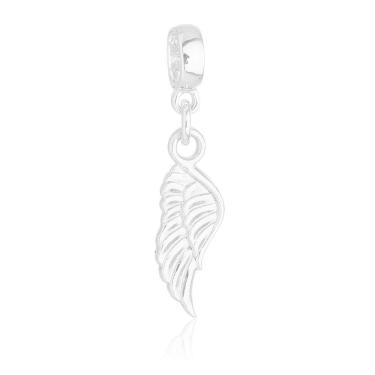 Imagem de Pingente Berloque Asa de Anjo Pandora Banhado a Prata 925 - Premium