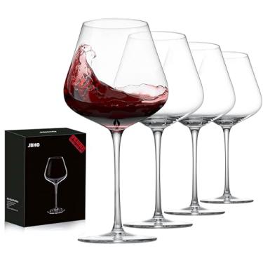 Imagem de JBHO Conjunto de taças de vinho estilo italiano sopradas à mão de 118 a 600 ml - Vidro transparente premium sem chumbo - Caixa de presente para qualquer ocasião