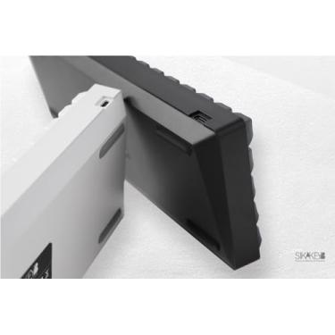 Imagem de SIKAKEYB SK1 Kit de teclado mecânico DIY, ABS 60% Layout RGB Hot Swap interruptor de 3 pinos/5 pinos, Tri-Mode BT5.0/2.4GHz/Tipo-C com fio, compatível com GH60 (preto, sem interruptor e tecla)