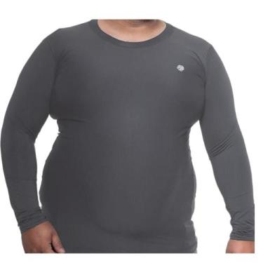 Imagem de Camisa Térmica Plus Size Uv 50+ Masculina Segunda Pele Proteção Solar 