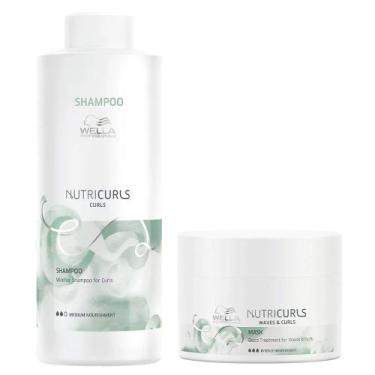Imagem de Wella Professionals NutriCurls Kit  Shampoo + Máscara, Kit